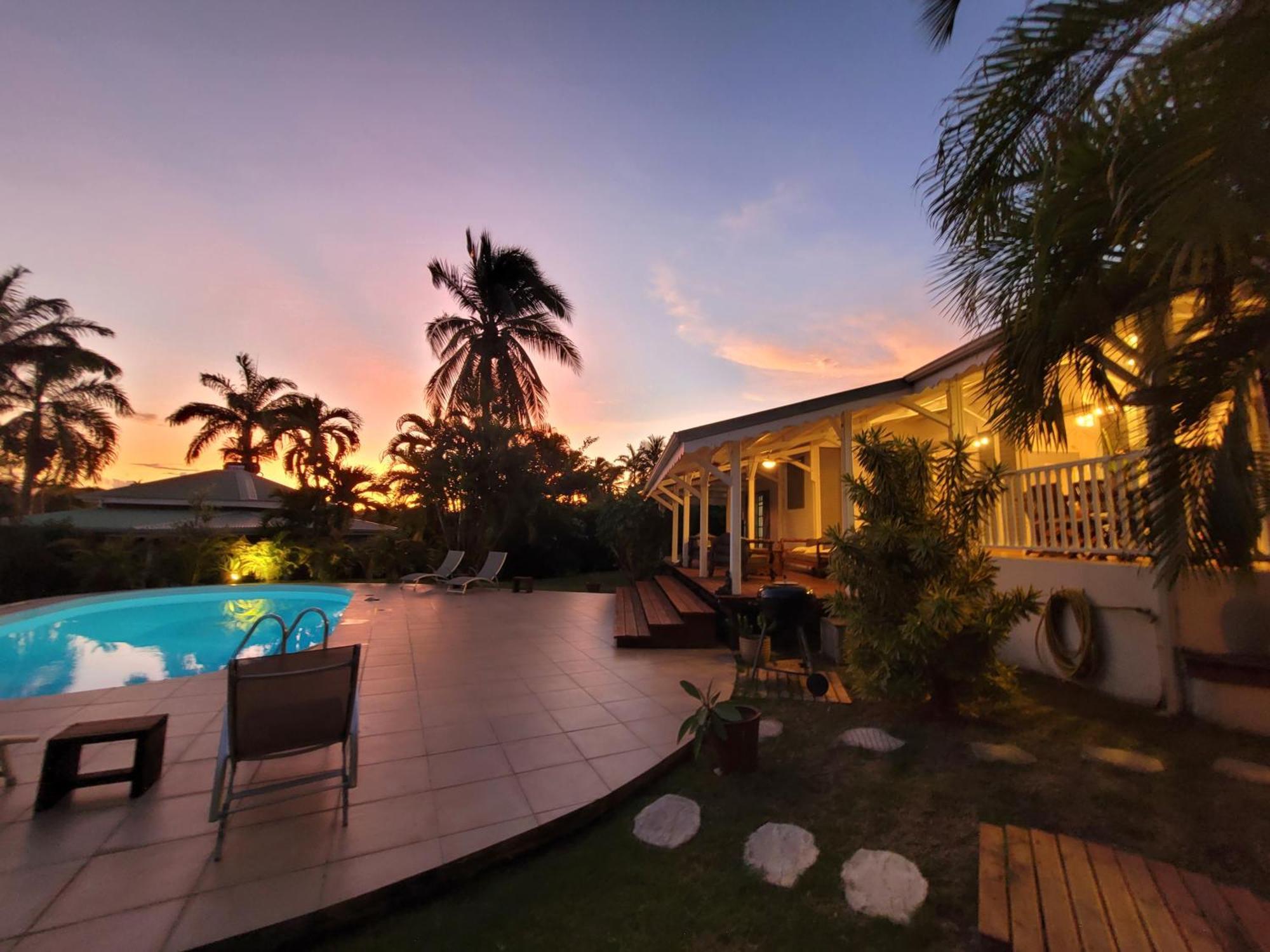 Villa Soley Caraibe Saint-Francois  Bagian luar foto